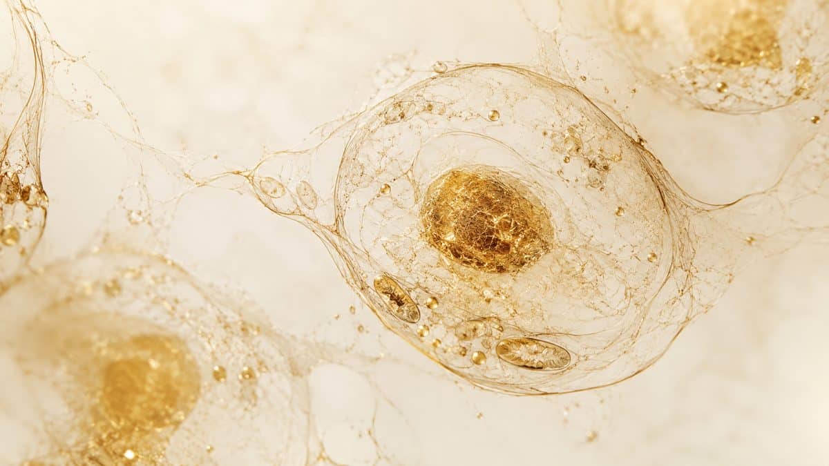 Illustrazione astratta di una cellula